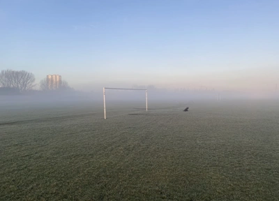 A misty January morning on the Hackney Marshes